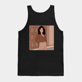 Flat portrait Tank Top